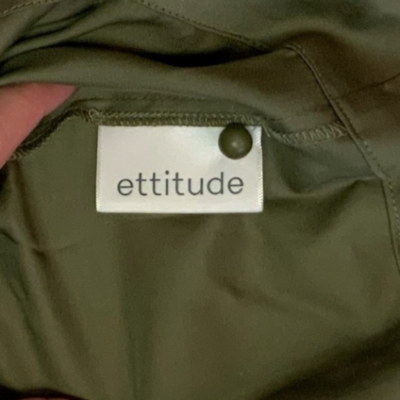 NWT | Ettitude | Sleeveless Jumpsuit | Olive Green | XL - Picture 6 of 13